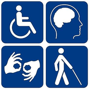 Símbolos de accesibilidad y discapacidad