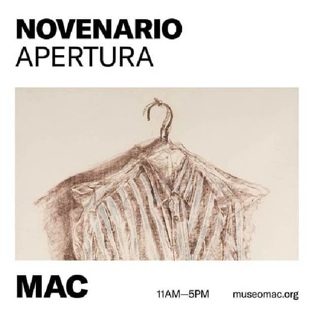 IMAGEN PROMOCIONAL DE EXIHIBICION NOVENARIO DEL MAC