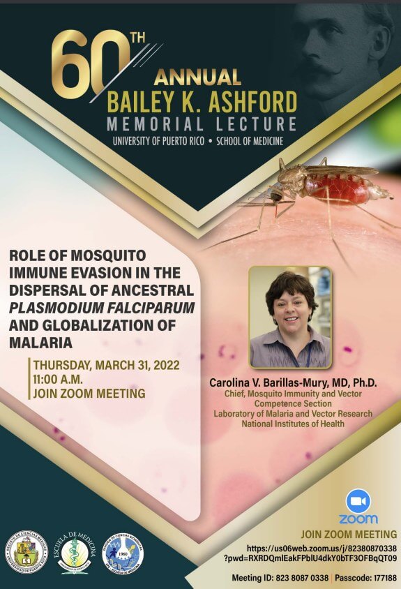 Conferencia 60th Annual Dr. Bailey K. Ashford Memorial Lecture