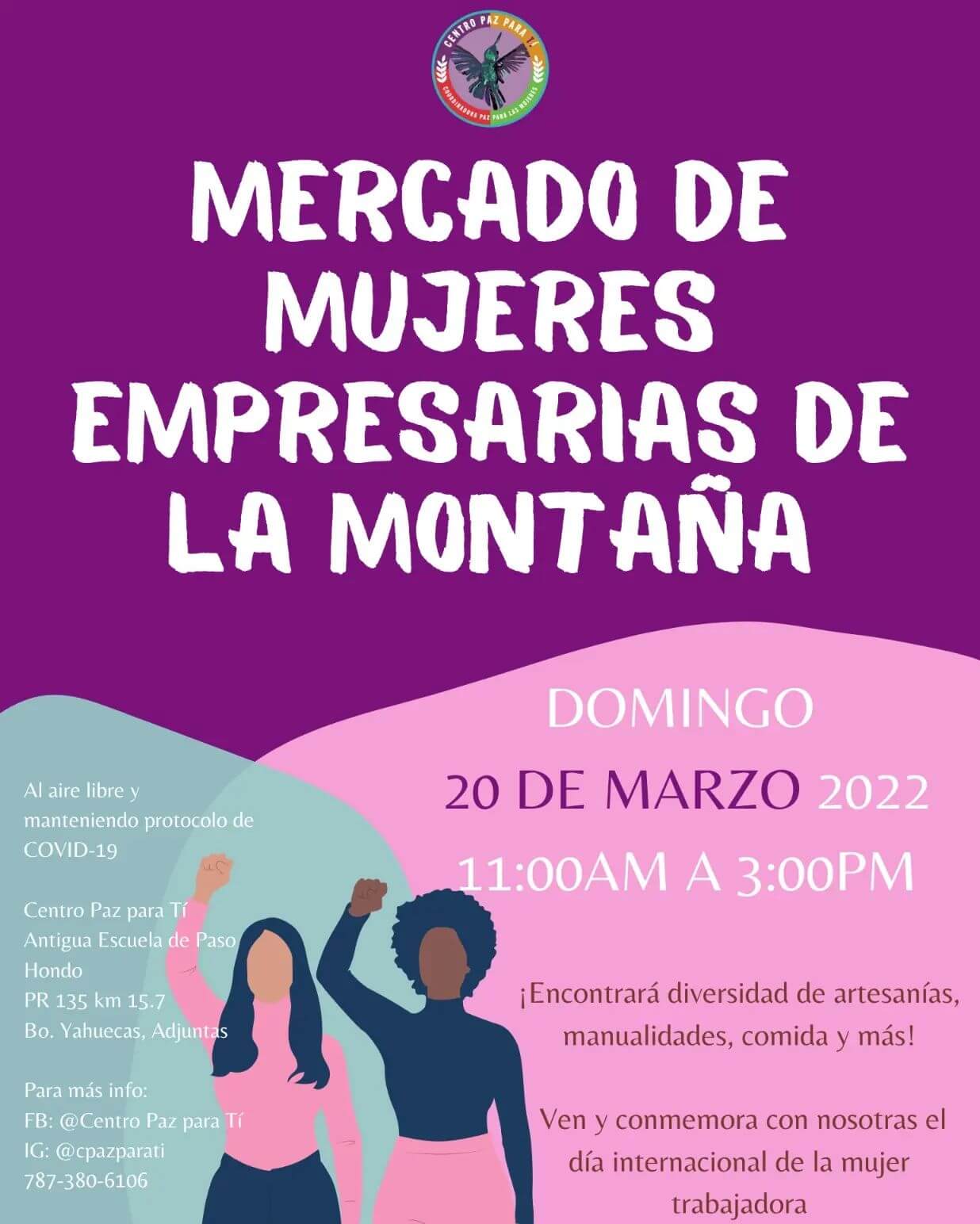 mercado de mujeres empresarias de la montaña - adjuntas