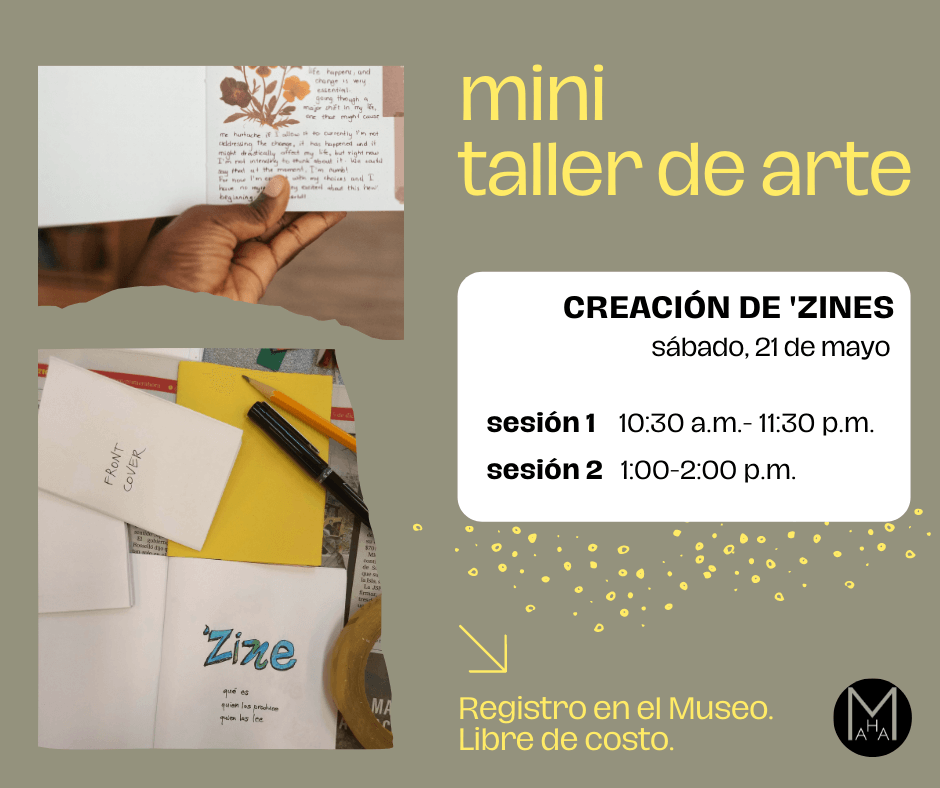 MINI TALLER DE ARTE - 21 MAYO CREACION DE ZINES